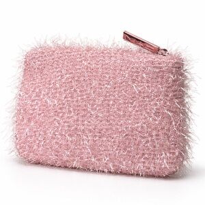 MAC Fireworked Like a Charm Pink Glitter Makeup Pouch
